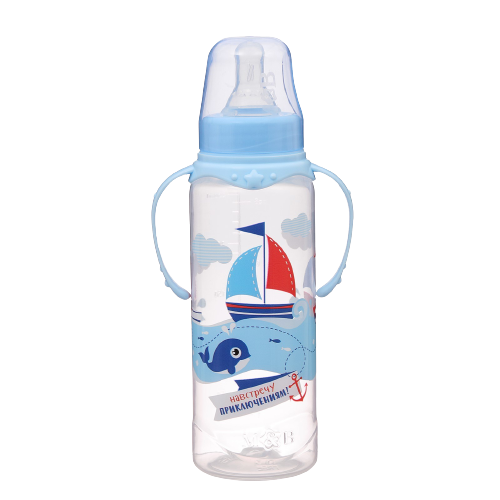 Мам&Бейби FOR KIDS Mum&Baby polypropylene feeding bottle `Sea` 150ml